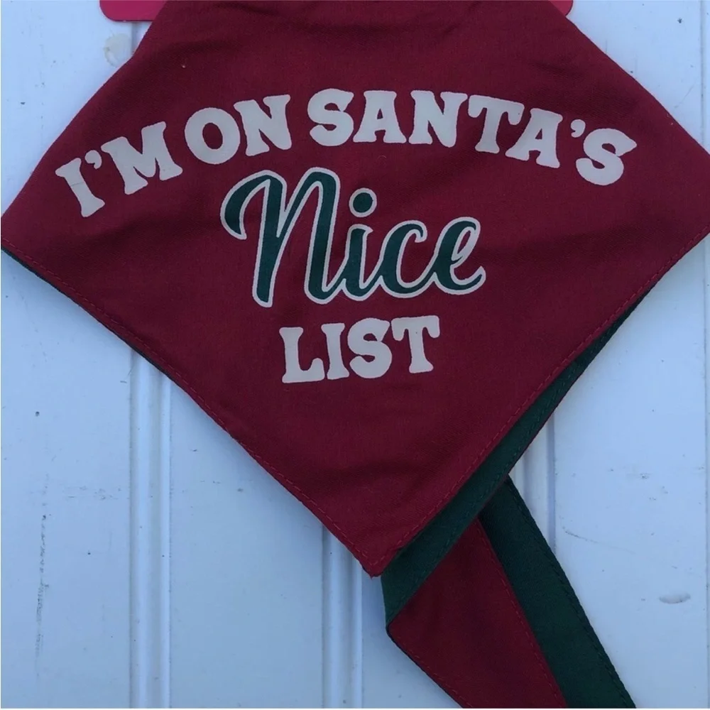 Christmas Dog Rope Toys Bandana bundle L/XL​